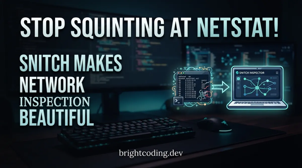 Stop Squinting at netstat! Snitch Makes Network Inspection Beautiful