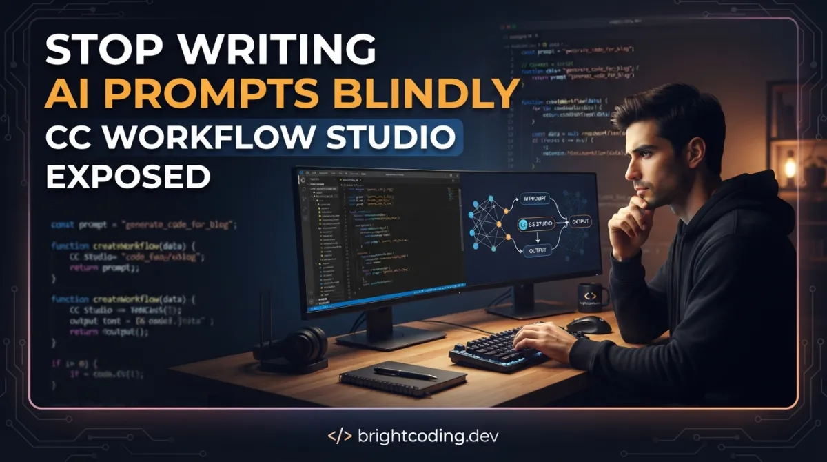 Stop Writing AI Prompts Blindly: CC Workflow Studio Exposed