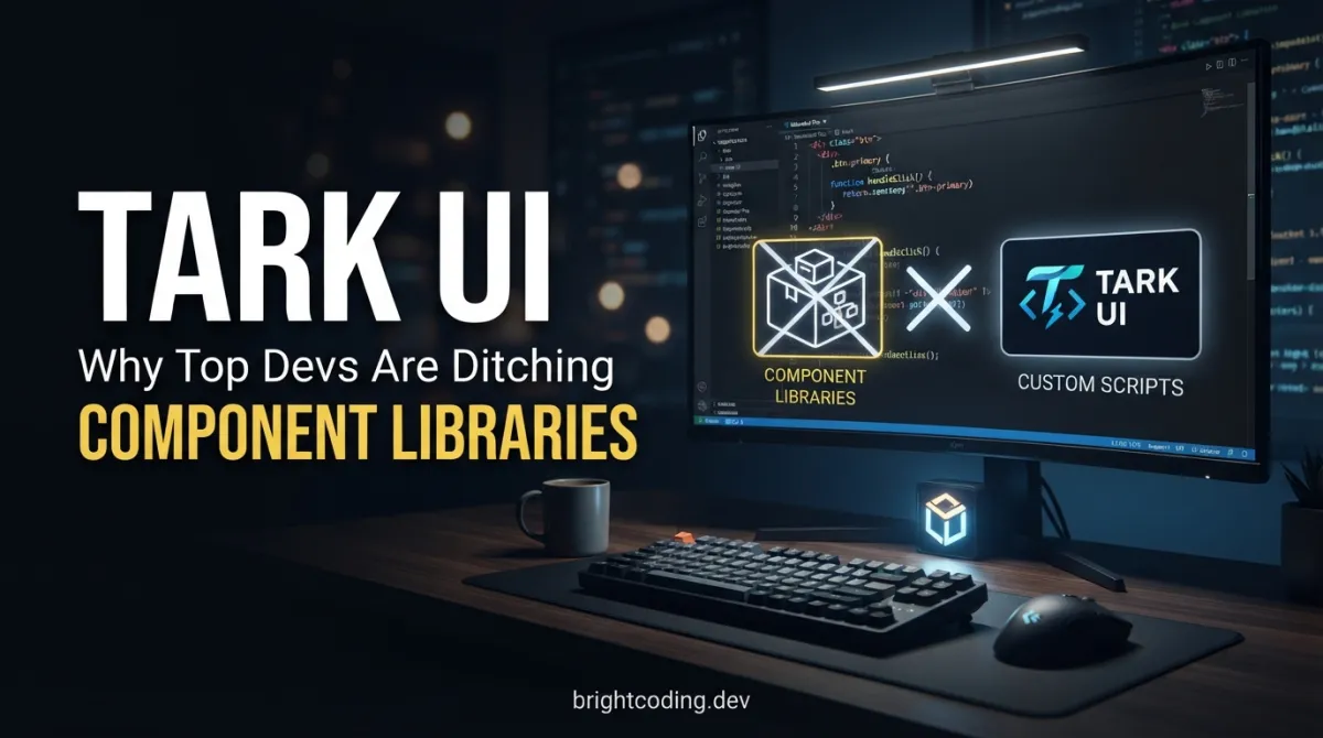 Tark UI: Why Top Devs Are Ditching Component Libraries