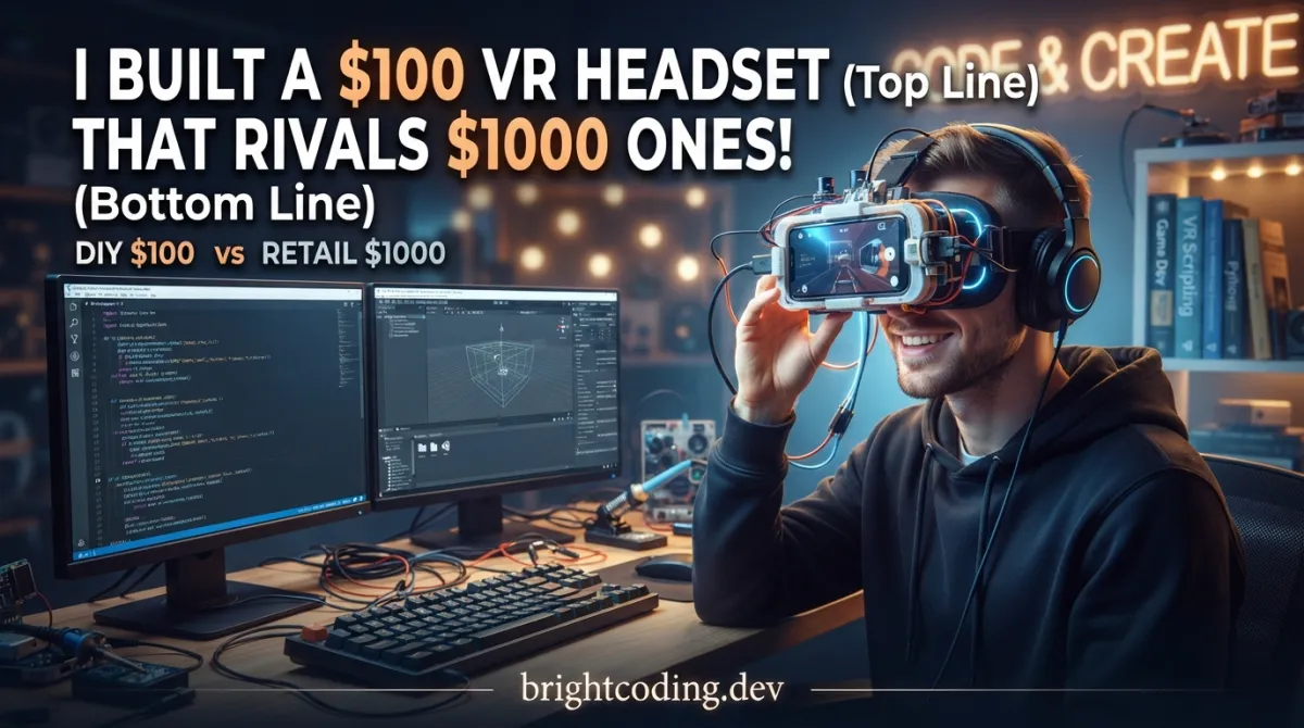 I Built a $100 VR Headset That Rivals $1000 Ones