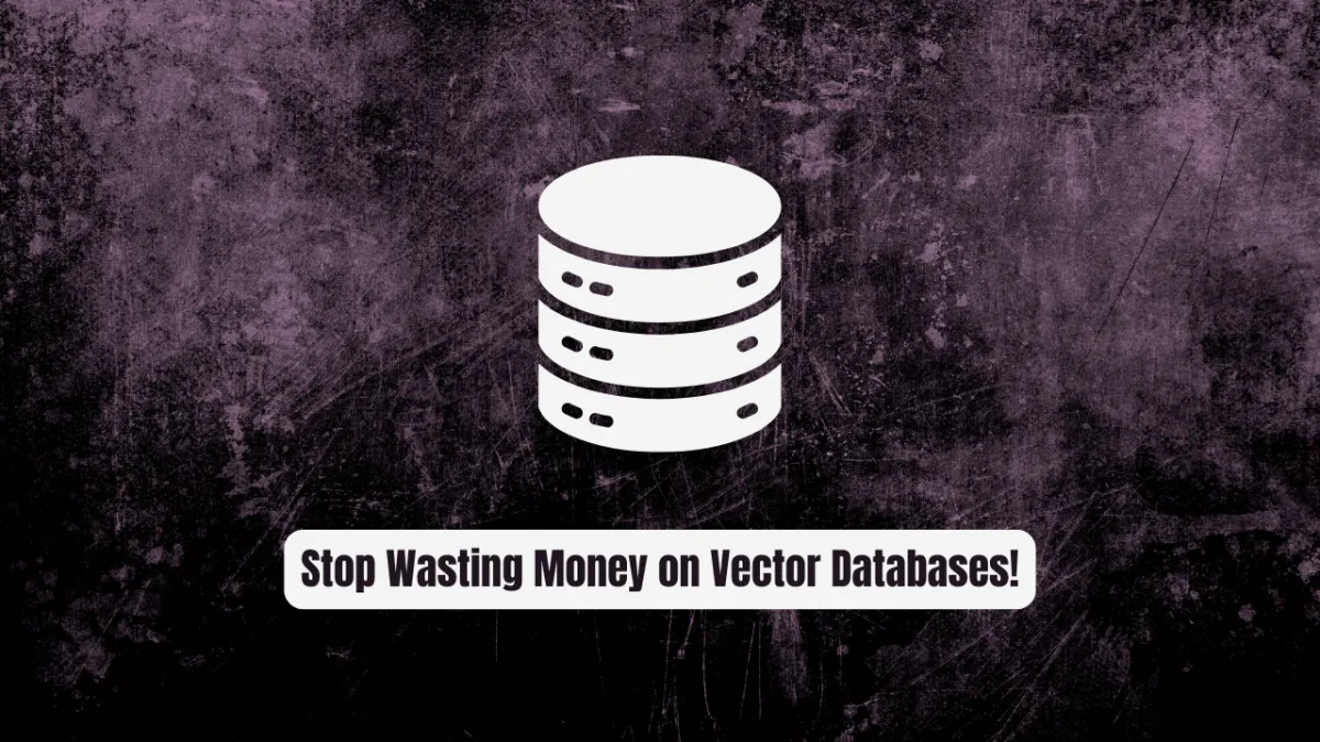 Stop Wasting Money on Vector Databases! PageIndex RAG Is Here