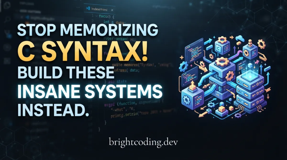 Stop Memorizing C Syntax! Build These Insane Systems Instead