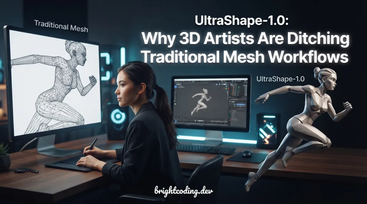 UltraShape-1.0: Why 3D Artists Are Ditching Traditional Mesh Workflows