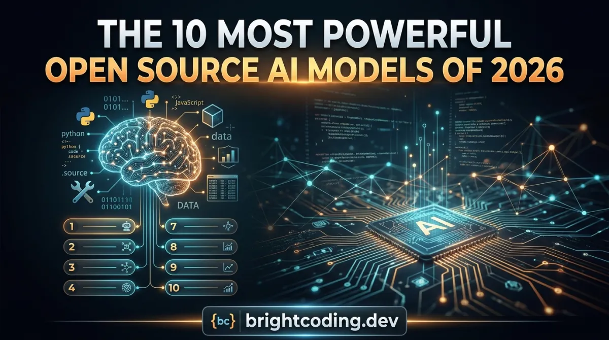 The 10 Most Powerful Open Source AI Models of 2026