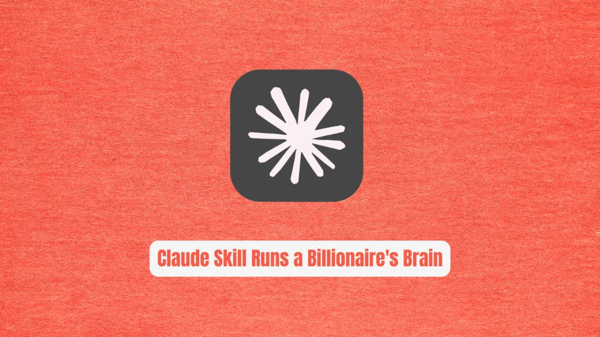 This Claude Skill Runs a Billionaire's Brain Every Day