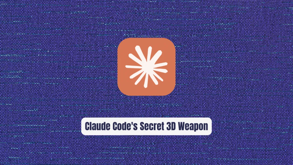 Claude Code's Secret 3D Weapon: The render Skill Exposed