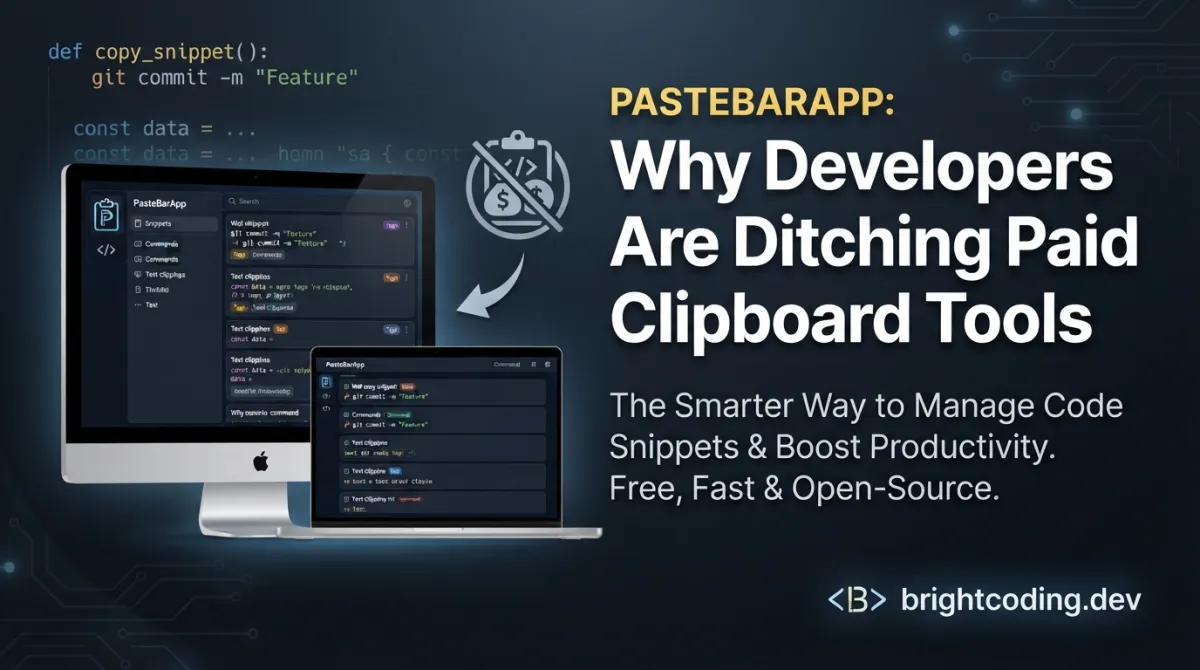 PasteBarApp: Why Developers Are Ditching Paid Clipboard Tools