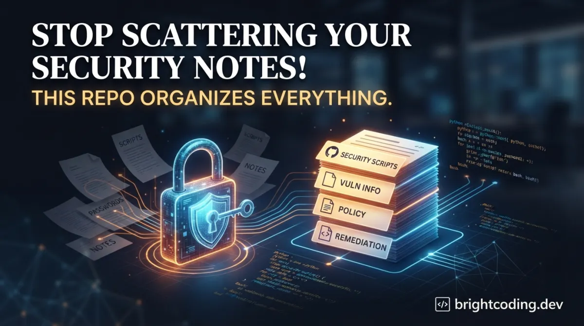 Stop Scattering Your Security Notes! This Repo Organizes Everything