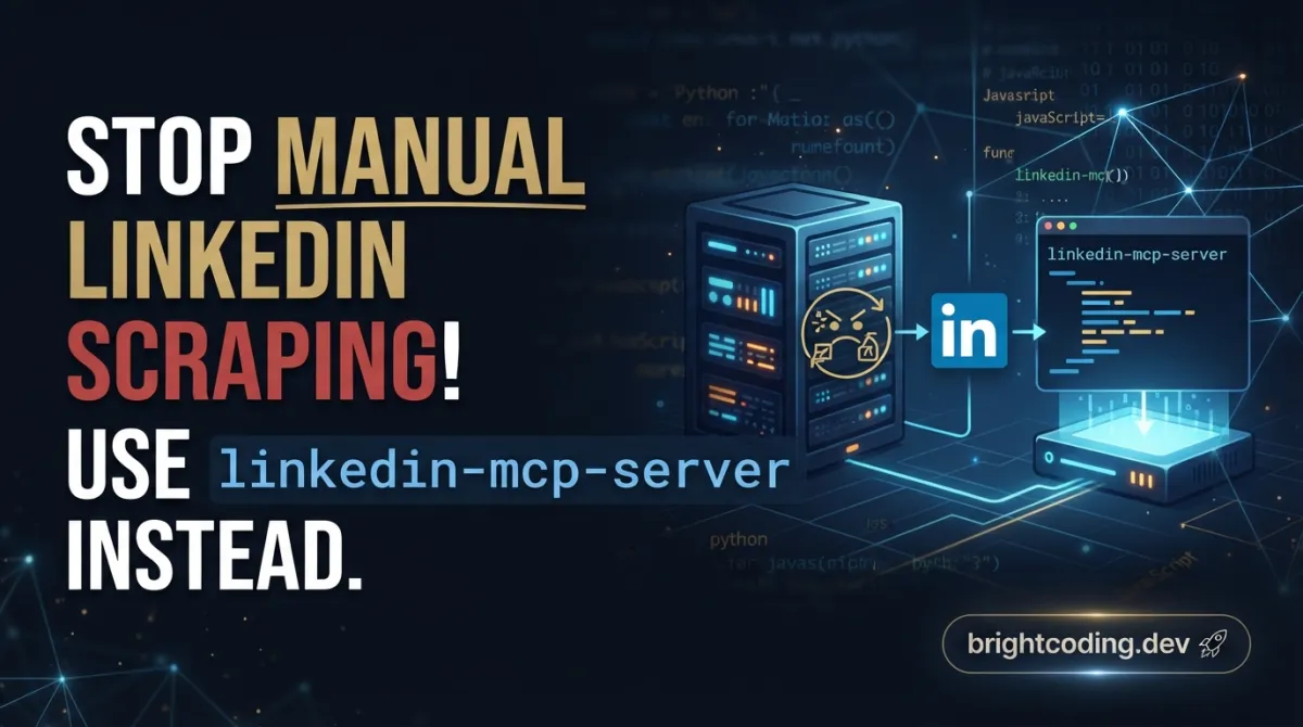 Stop Manual LinkedIn Scraping! Use linkedin-mcp-server Instead