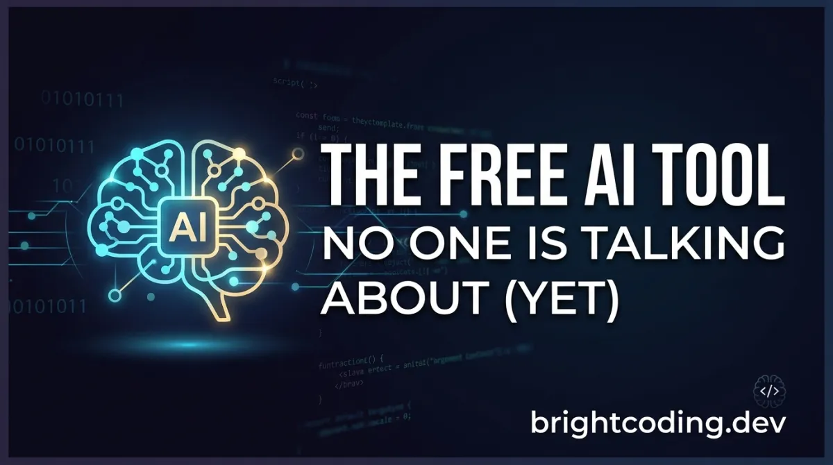 The Free AI Tool No One Is Talking About (Yet)