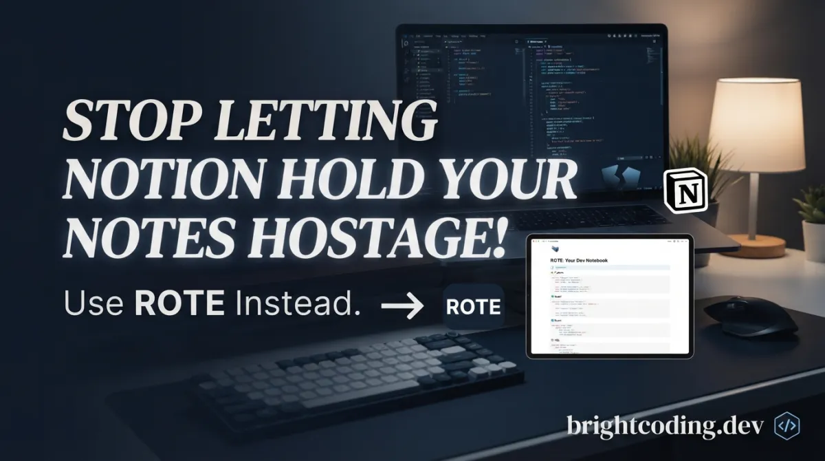 Stop Letting Notion Hold Your Notes Hostage! Use Rote Instead