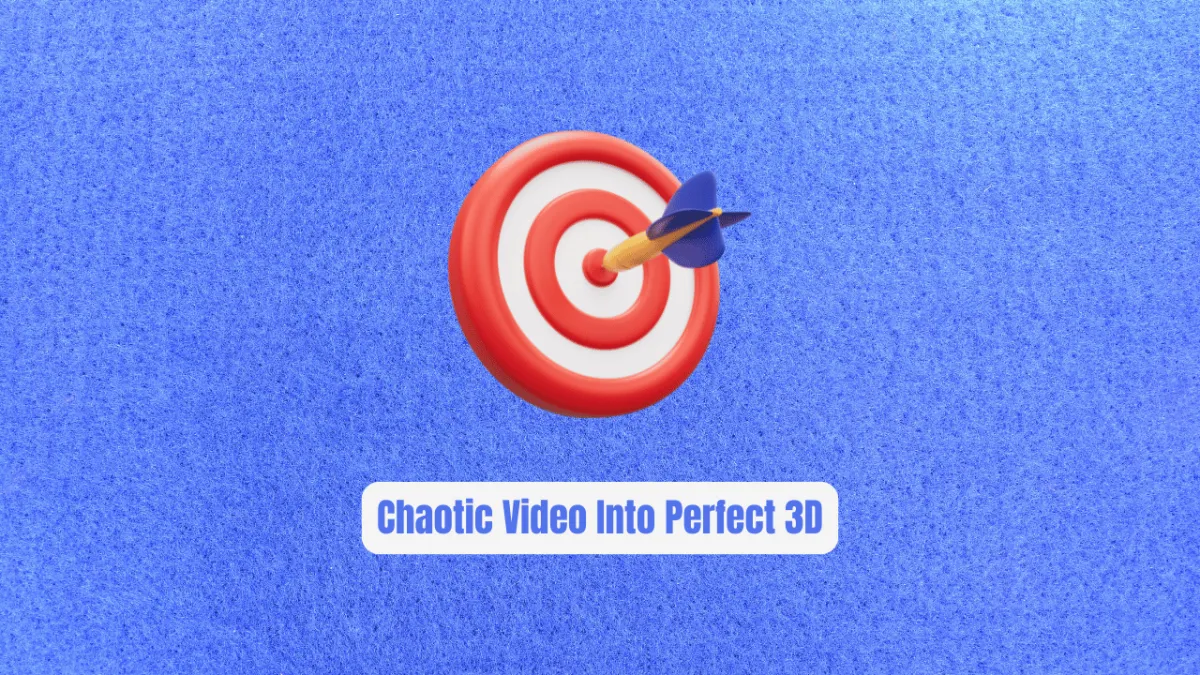 This AI Pipeline Turns Chaotic Video Into Perfect 3D Worlds