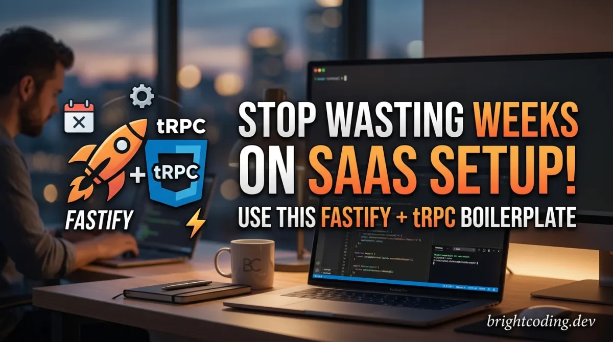 Stop Wasting Weeks on SaaS Setup! Use This Fastify + tRPC Boilerplate