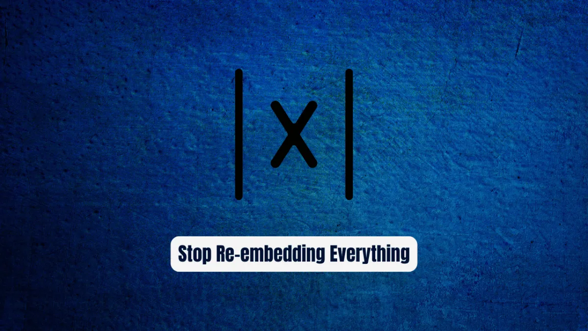 Stop Re-embedding Everything! CocoIndex Only Processes the Δ