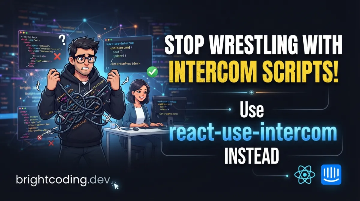Stop Wrestling with Intercom Scripts! Use react-use-intercom Instead