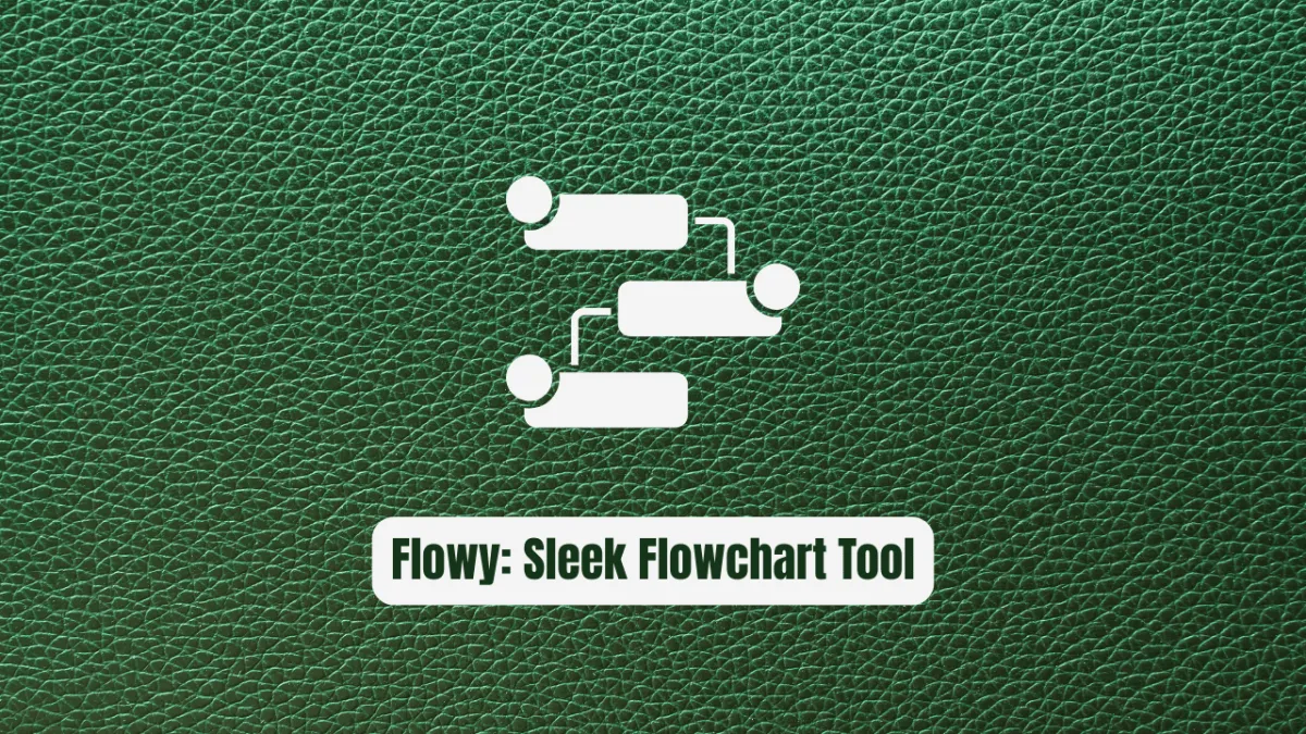Flowy: The Sleek Flowchart Tool Every Developer Needs