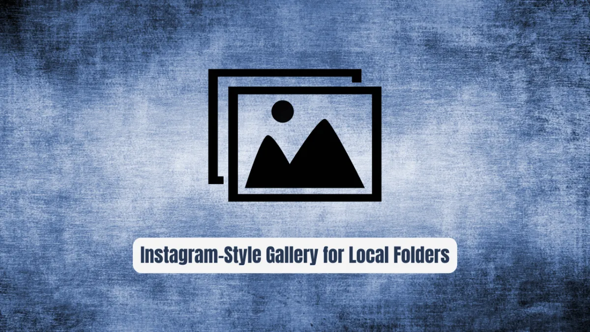 foldergram/foldergram: Self-Hosted Instagram-Style Gallery for Local Folders