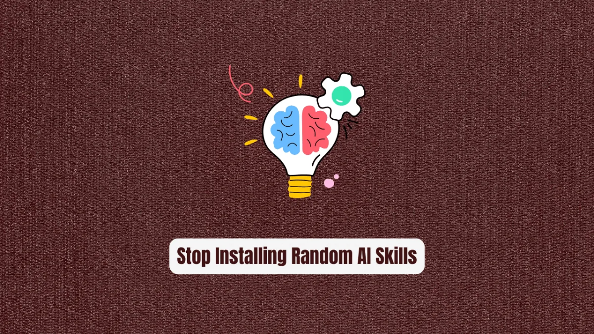 Stop Installing Random AI Skills! Try agent-skills Instead