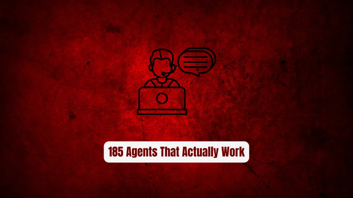 Stop Wasting Tokens on Bloated AI Tools: 185 Agents That Actually Work
