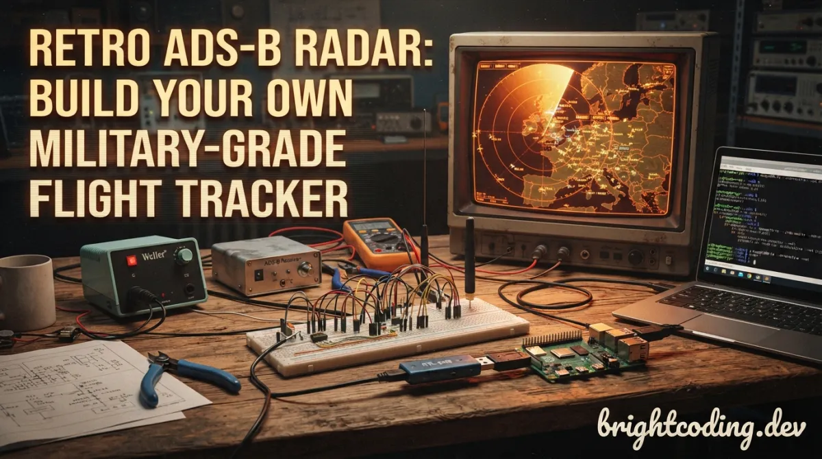 Retro ADS-B Radar: Build Your Own Military-Grade Flight Tracker