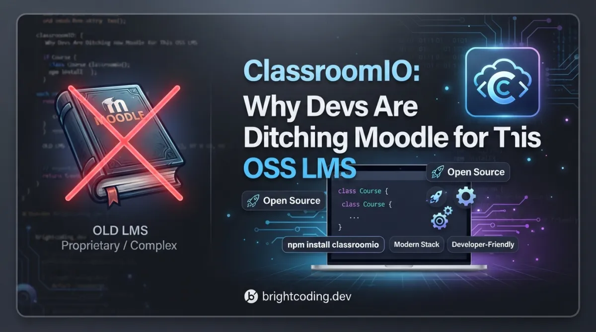 ClassroomIO: Why Devs Are Ditching Moodle for This OSS LMS
