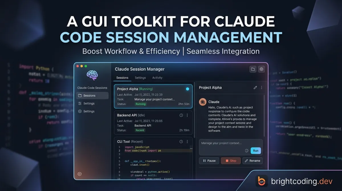 getAsterisk/claudia: A GUI Toolkit for Claude Code Session Management