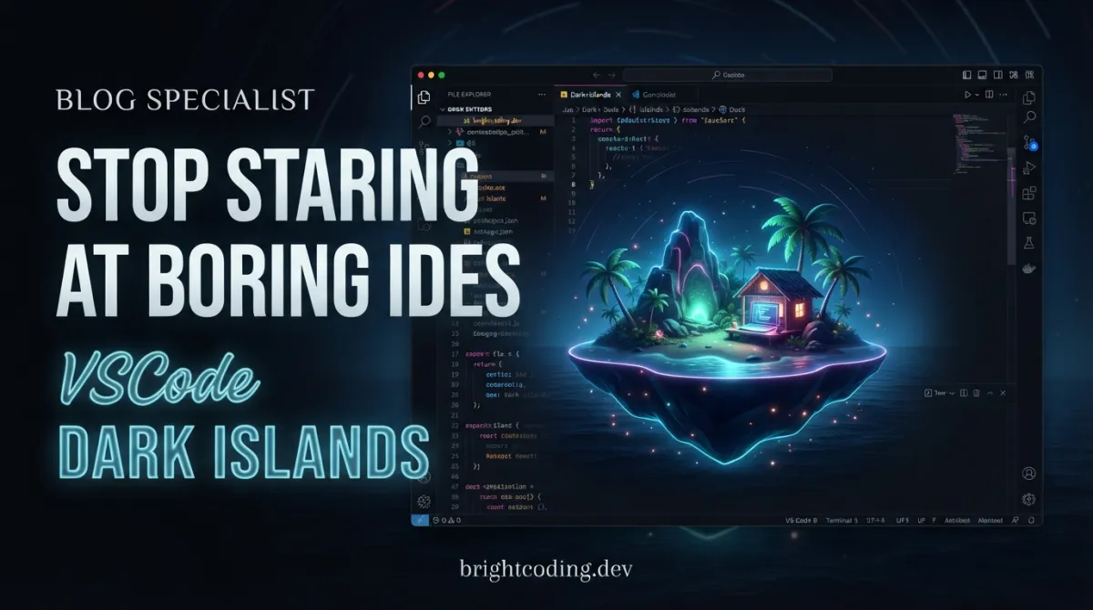 VSCode Dark Islands: Stop Staring at Boring IDEs