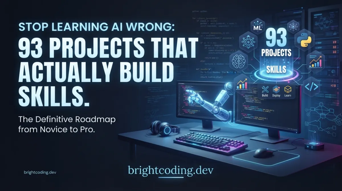 Stop Learning AI Wrong: 93 Projects That Actually Build Skills
