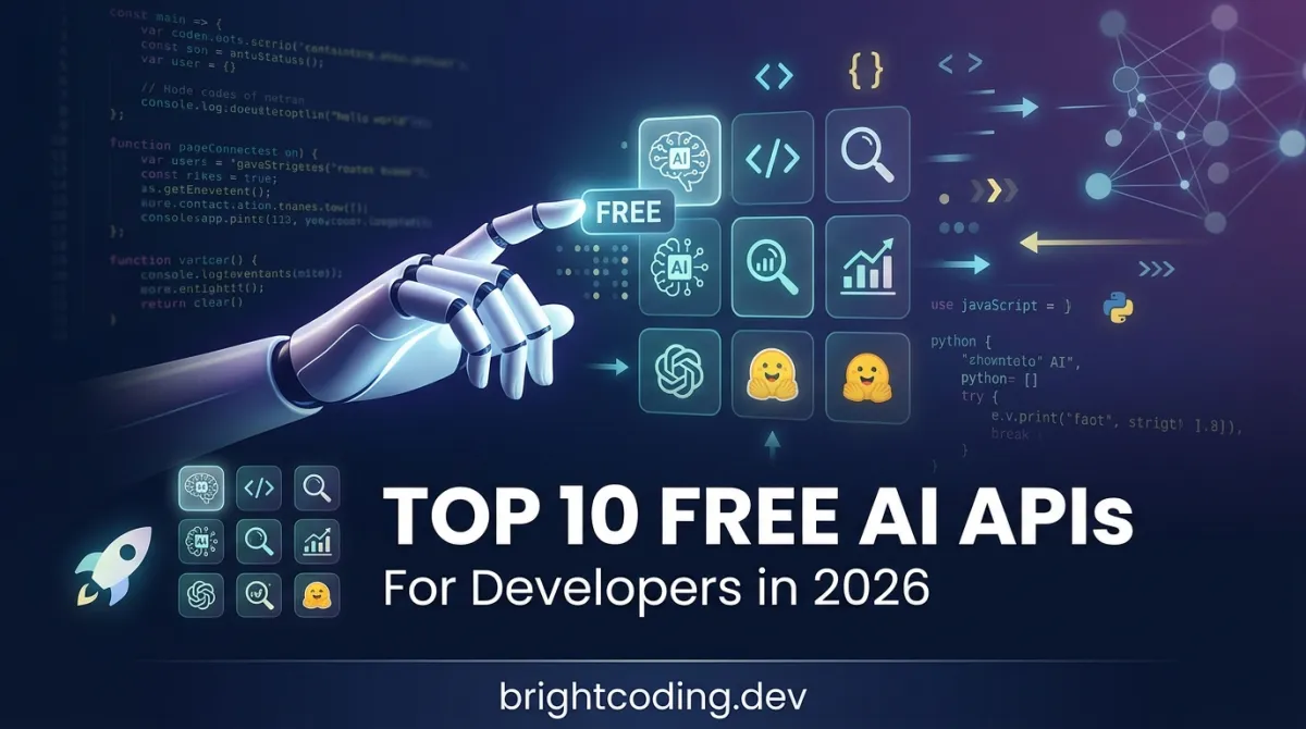 Top 10 Free AI APIs for Developers in 2026