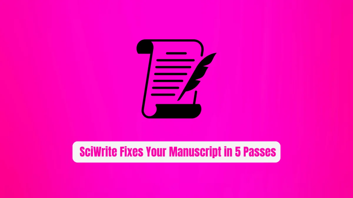 Stop Writing Bad Papers! SciWrite Fixes Your Manuscript in 5 Passes