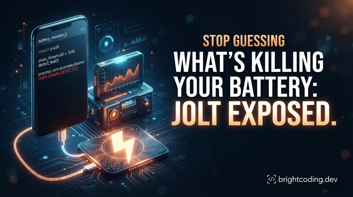 Stop Guessing What's Killing Your Battery: Jolt Exposed