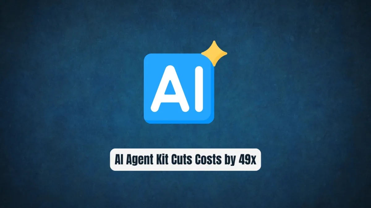 Stop Wasting Tokens! This AI Agent Kit Cuts Costs by 49x