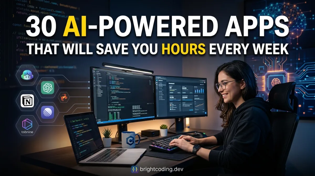 30 AI-Powered Apps That Will Save You Hours Every Week