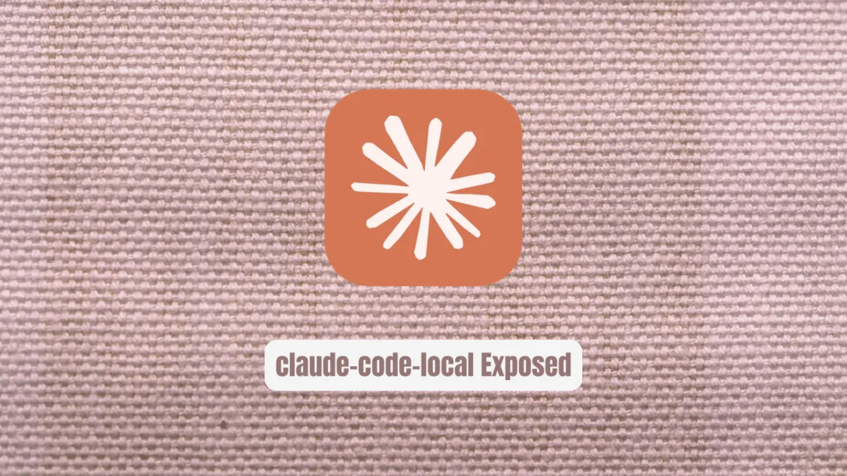 Run 122B AI Locally on MacBook: claude-code-local Exposed