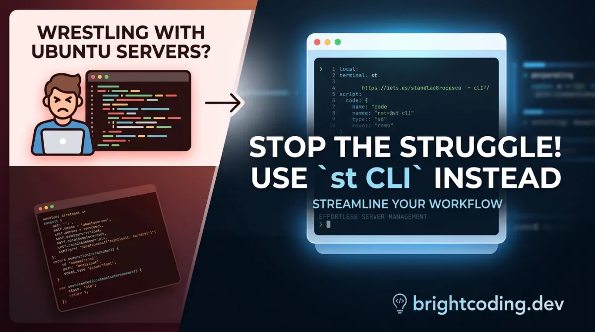 Stop Wrestling with Ubuntu Servers! Use st CLI Instead