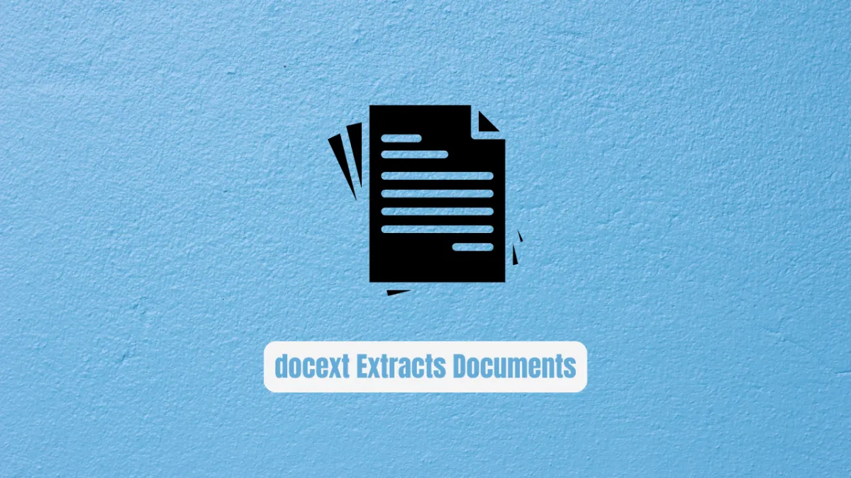 Stop Wrestling with OCR! docext Extracts Documents Effortlessly