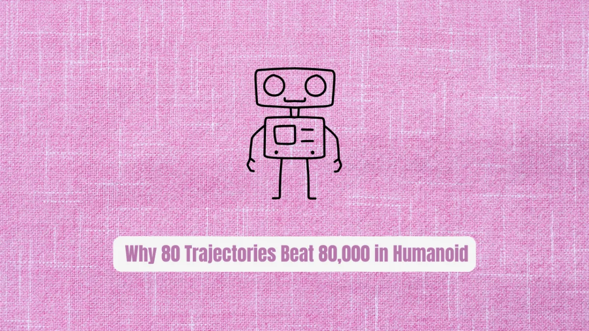 Psi0: Why 80 Trajectories Beat 80,000 in Humanoid Robotics