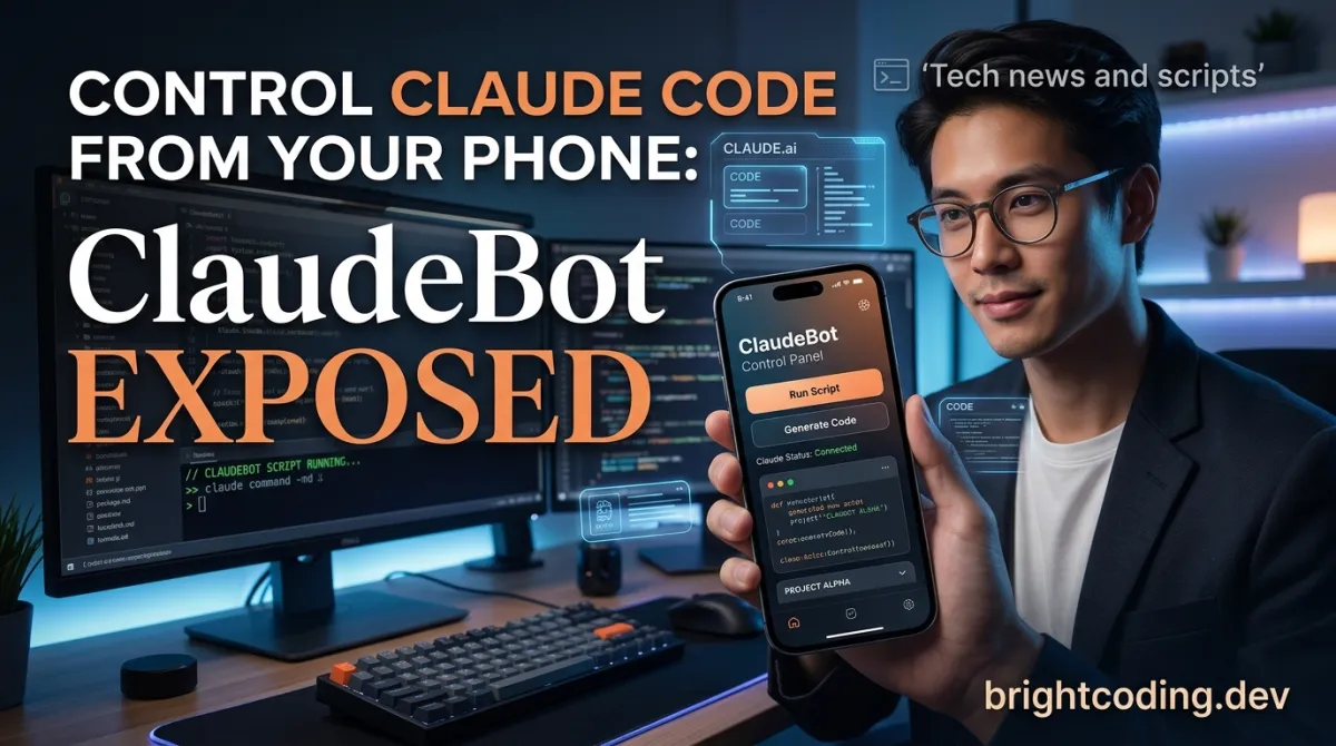 Control Claude Code From Your Phone: ClaudeBot Exposed