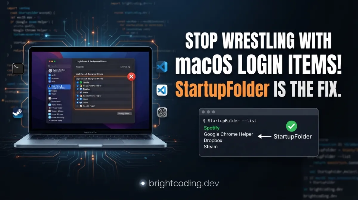 Stop Wrestling with macOS Login Items! StartupFolder Is the Fix