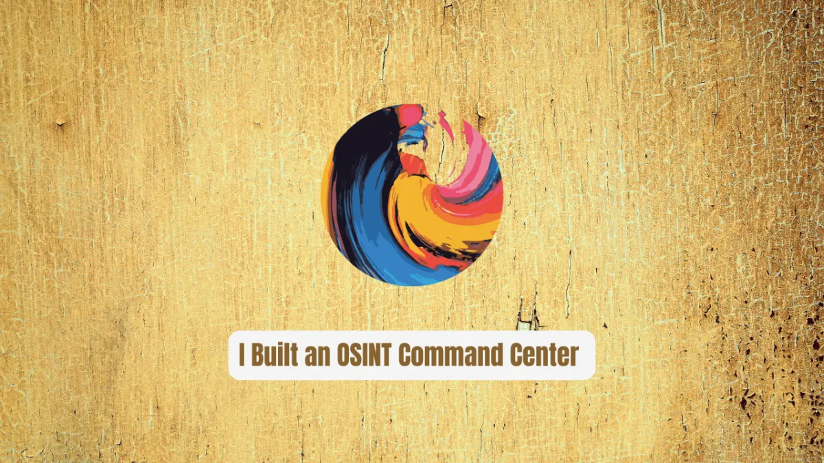 I Built an OSINT Command Center with globalthreatmap