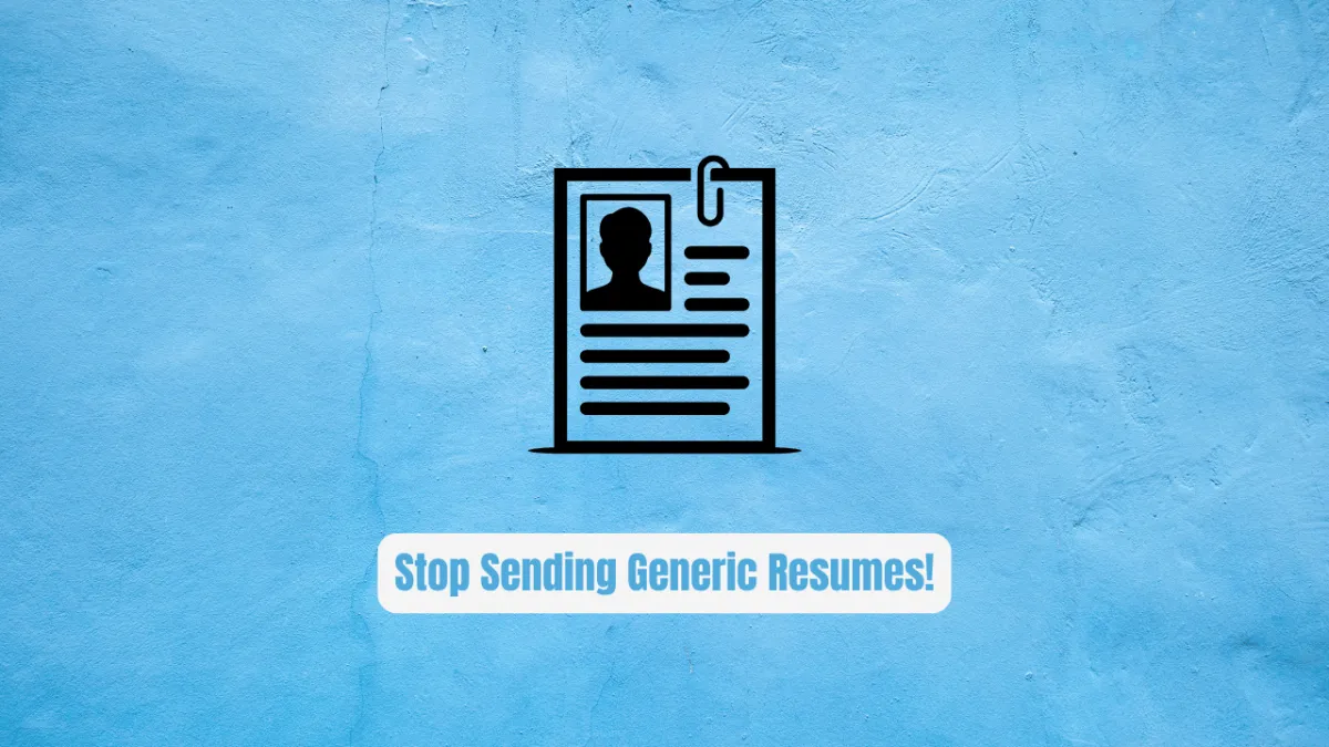 Stop Sending Generic Resumes! Resume Matcher Gets You Hired