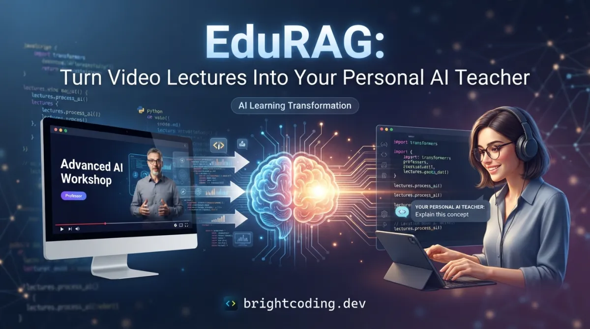 EduRAG: Turn Video Lectures Into Your Personal AI Teacher