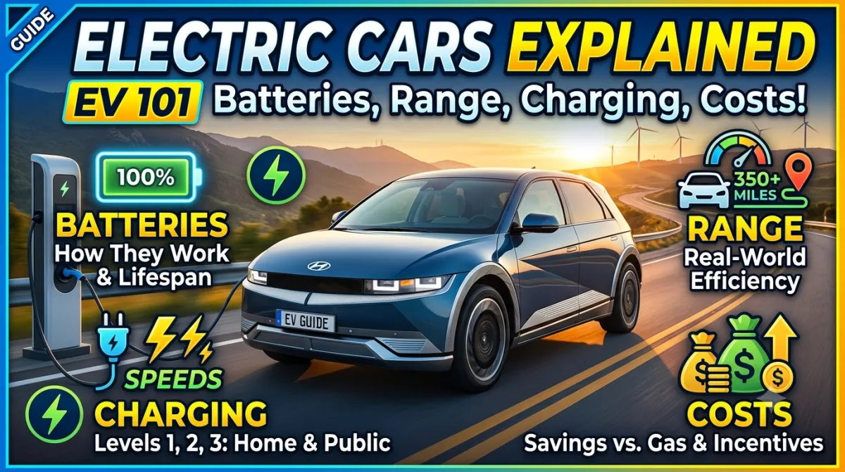 Electric Cars Explained: Batteries, Range, Charging and Costs