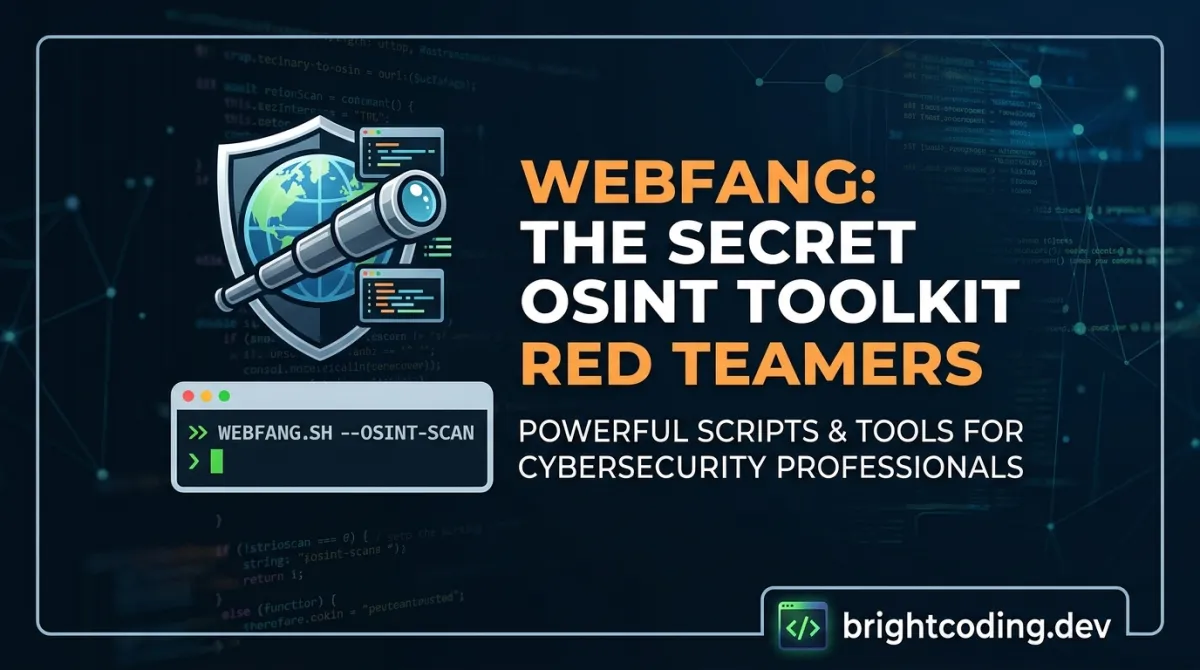 WEBFANG: The Secret OSINT Toolkit Red Teamers Don't Want You to Know