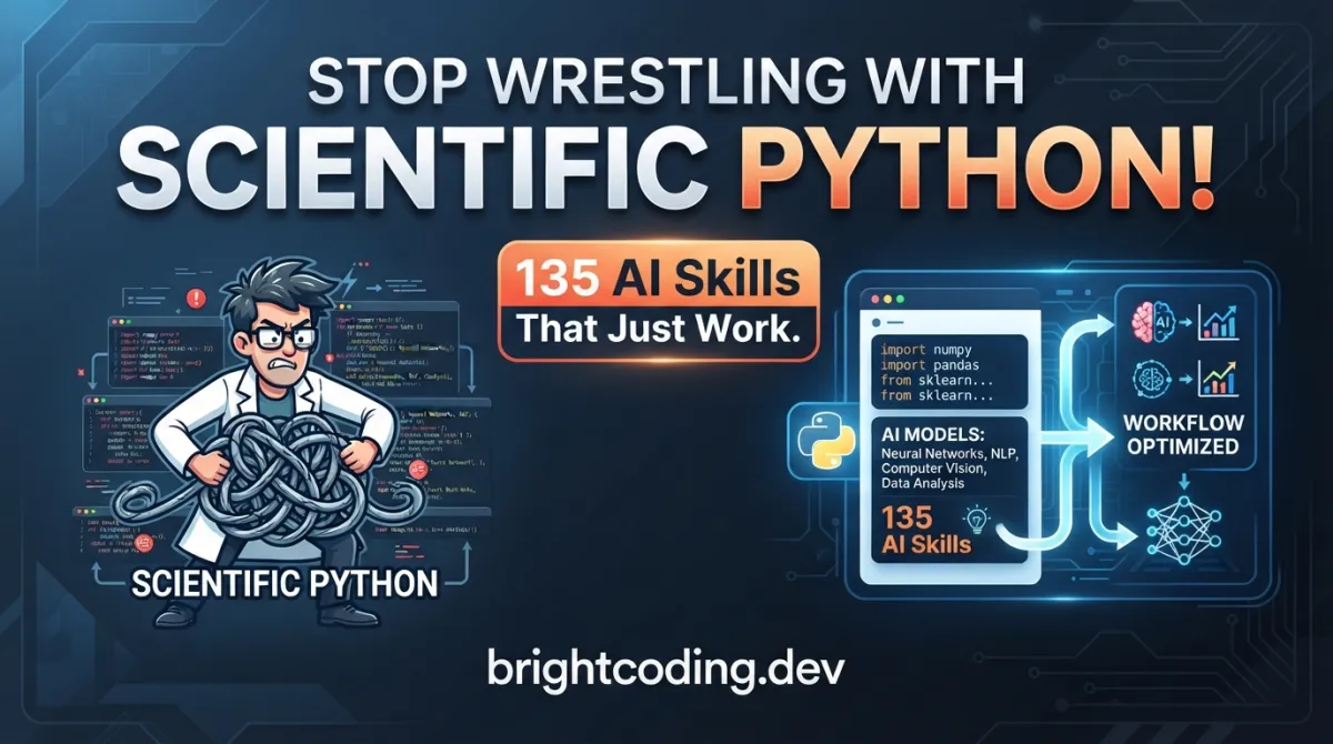 Stop Wrestling with Scientific Python! 135 AI Skills That Just Work