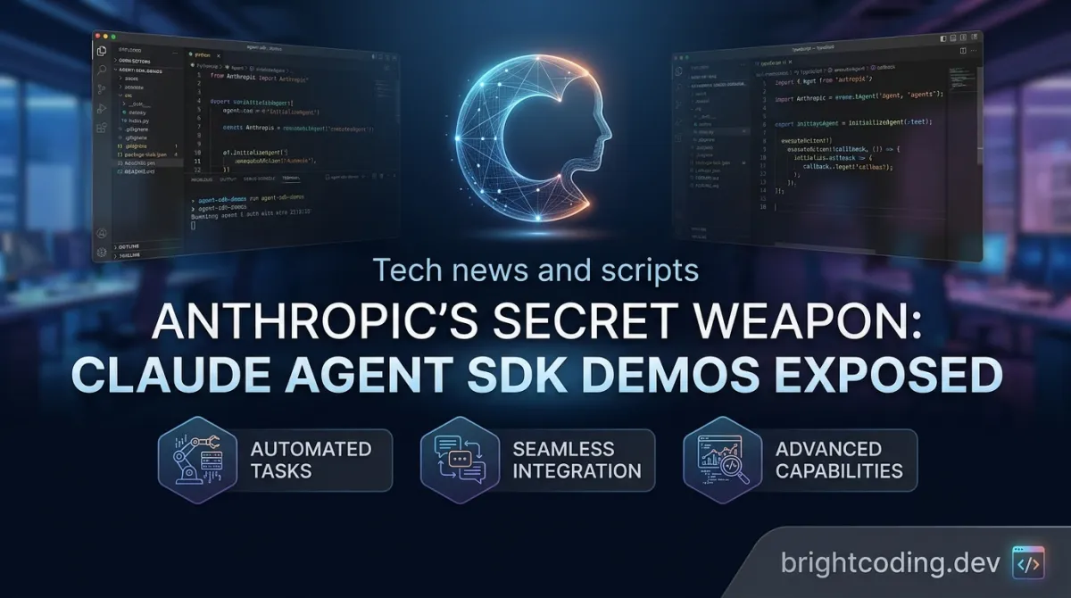Anthropic's Secret Weapon: Claude Agent SDK Demos Exposed