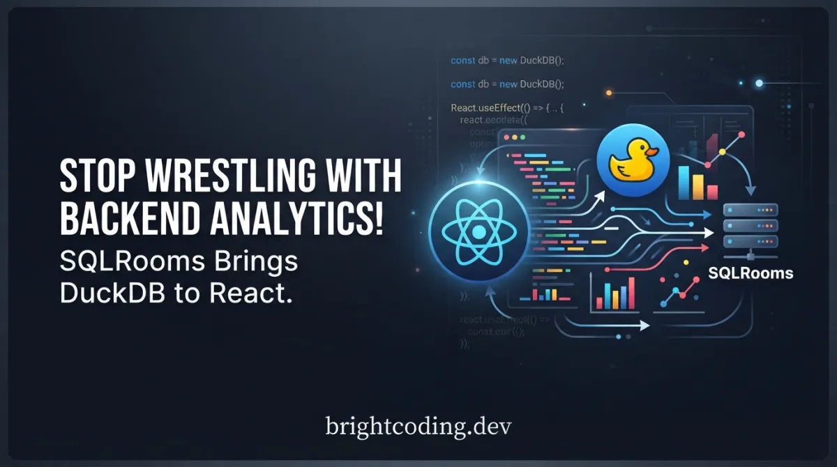 Stop Wrestling with Backend Analytics! SQLRooms Brings DuckDB to React