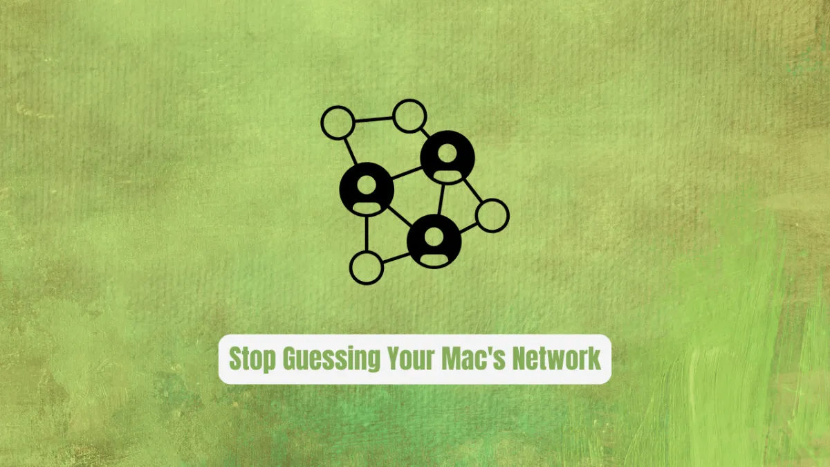 Stop Guessing Your Mac's Network Usage NetFluss Exposes Everything