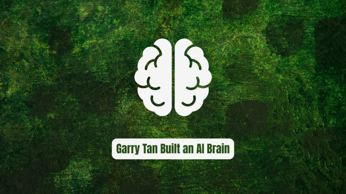 Garry Tan Built an AI Brain in 12 Days—Now It's Yours
