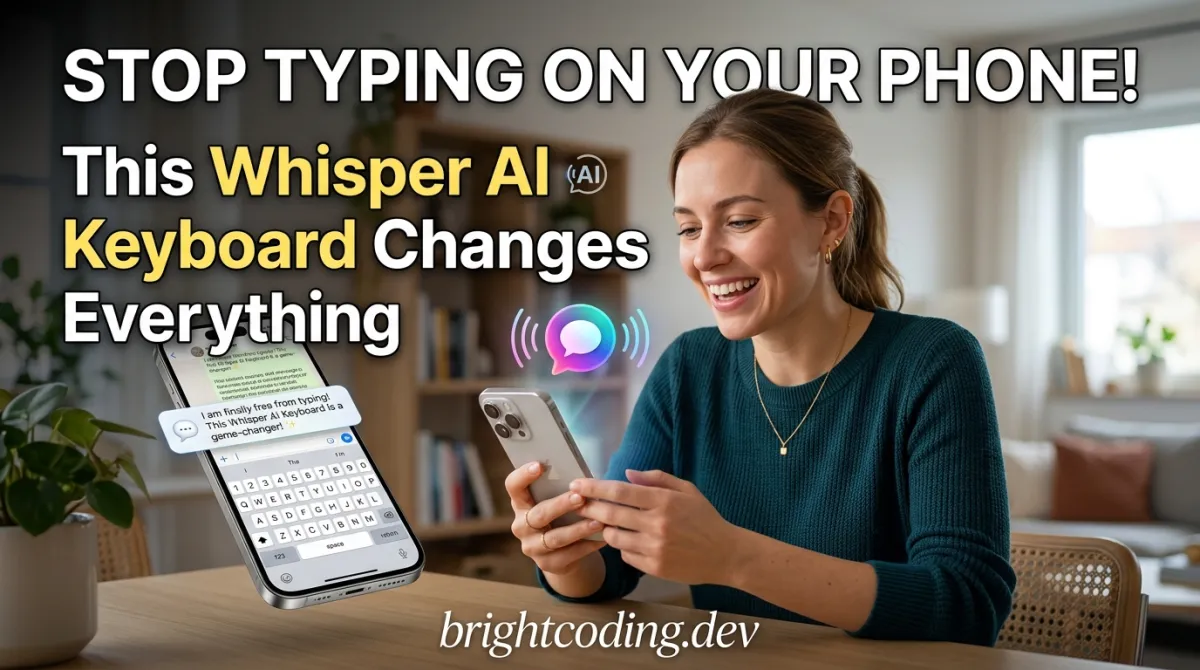Stop Typing on Your Phone! This Whisper AI Keyboard Changes Everything